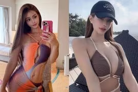 Thanh Thuy and Doan Thien An: Vietnamese Queens' Radiant Beauty & Close Bond in Thailand.-6