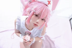 Beautiful Tsukiyomi Ai Trainee Nurse Cosplay Set by G44 Bu Hui Shou Shang - High-Quality 32-Image Gallery for Anime and Cosplay Enthusiasts-1