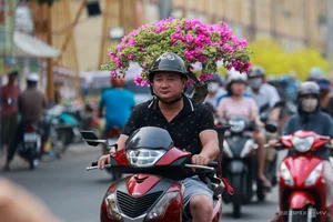 Vibrant Floating Flower Market in Ho Chi Minh City: A Traditional Lunar New Year Experience at Binh Dong Wharf, Vietnam-9