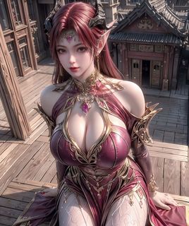 AI Generated: Enchanting Fantasy Warrior Princess (69P)-12