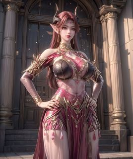 AI Generated: Enchanting Fantasy Warrior Princess (69P)-3