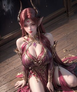 AI Generated: Enchanting Fantasy Warrior Princess (69P)-8