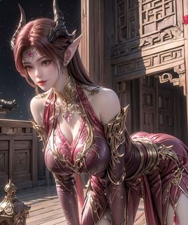 AI Generated: Enchanting Fantasy Warrior Princess (69P)-13