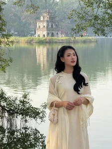Timeless Elegance of Hanoi in a Traditional Silk Ao Dai-9