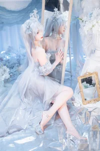 Stunning Nikke Cinderella Crystal Princess Cosplay by Xuan Xiao Xue Jie: High-Quality Goddess of Victory Photography and Anime Inspiration-16