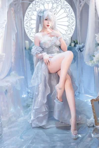 Stunning Nikke Cinderella Crystal Princess Cosplay by Xuan Xiao Xue Jie: High-Quality Goddess of Victory Photography and Anime Inspiration-38