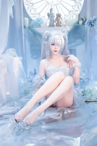 Stunning Nikke Cinderella Crystal Princess Cosplay by Xuan Xiao Xue Jie: High-Quality Goddess of Victory Photography and Anime Inspiration-14
