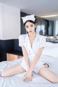 Shi An An's Alluring Charm in White Nurse Attire - XingYan Vol.371 Exclusive-1