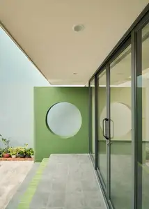Explore Mekong Delta's Single-Story Home: Unique Skylight Design, Modern Living Space That Captivates.-6