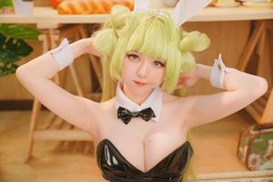 Stunning Nikke Soda Bunny Girl Cosplay by Sally Dorasnow from The Goddess of Victory-7