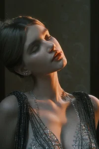 Artistic Photography Collection Vol.9231 ALBINA by Art Language: Sun-Drenched Portraits Featuring Windmill Jasmine and Elegant Aesthetic Scenes-11