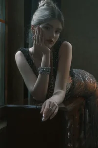 Artistic Photography Collection Vol.9231 ALBINA by Art Language: Sun-Drenched Portraits Featuring Windmill Jasmine and Elegant Aesthetic Scenes-8