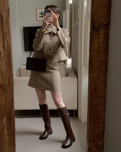 Top stylish jackets to pair with skirts for a perfect and chic look-3