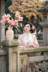 Pink Grace - Captivating Elegant Asian Traditional Beauty-13