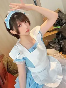 Coser NAGISA: Captivating Maid Cosplay in Exclusive Part04 Collection - Discover Her Enchanting Beauty-3