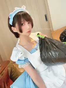 Coser NAGISA: Captivating Maid Cosplay in Exclusive Part04 Collection - Discover Her Enchanting Beauty-2