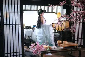 Enchanting Vintage Cosplay: Ri Nai Jiao as the Graceful Shijie - Part 02-26