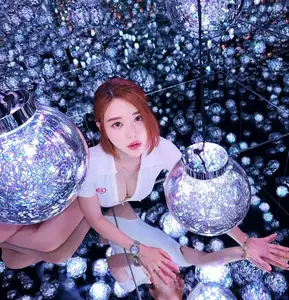 DJ SODA Stuns with Bold Photos in Enchanting Mirror Reflection Space-0