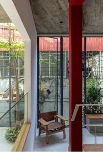 A Hanoi house in a narrow alley filled with natural light and ventilation-4