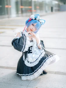 Stunning Rem Cat Maid Cosplay by Hana at Firefly Animation Carnival – Re:Zero Inspired Anime Photoshoot-32