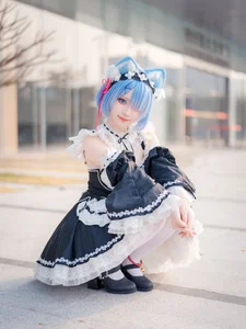 Stunning Rem Cat Maid Cosplay by Hana at Firefly Animation Carnival – Re:Zero Inspired Anime Photoshoot-24