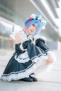 Stunning Rem Cat Maid Cosplay by Hana at Firefly Animation Carnival – Re:Zero Inspired Anime Photoshoot-31