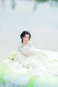 Elegant Portrait Photography: Art Language Vol.9110 Featuring Model Qi Luo Sheng De Xiao Su Su – Stunning Artistic Fashion Collection-17