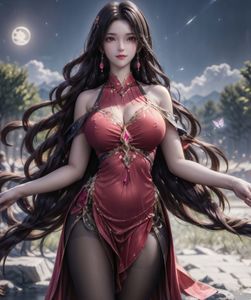 AI Generated Throne of Seal: Ye Weiyang's Mystical Beauty Under Moonlight Part01-0022-5