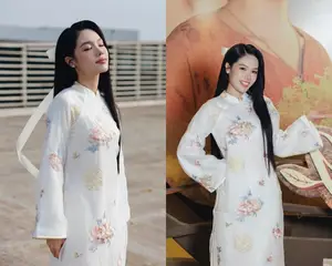 The Face Vietnam 2018 Runner-up Dazzles in Elegant Ao Dai at "Ai Thuong Ai Men" Film Premiere-4