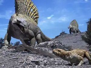 Edaphosaurus: Giant 'Sail-Backed' Prehistoric Creature, Unique Permian Herbivore-3
