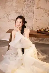 Elegant Asian Beauty in Traditional Inspired Dress Discover Timeless Grace and Serene Charm-2