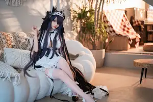 Immerse in Coser Mian Bing Xian Er's stunning August Maid transformation from Azur Lane (43P) – An Azur Lane Masterpiece!-10