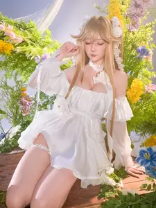 Pure Ethereal Beauty: Hoshilily as Anchorage from Azur Lane-0