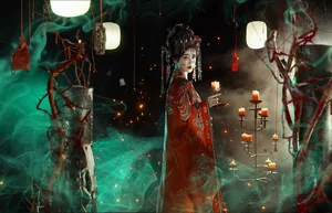 Bai Lu’s Ethereal Bridal Look in The Strange Case of Tang Palace: A Captivating Transformation in New Chinese Drama-2