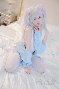 Ethereal Visual Storytelling: Nian Nian Tuan Zi Tu's Enchanting Cat Cosplay-6