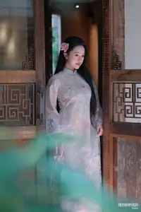 Graceful Ao Dai Beauty: Captivating Vietnamese Traditional Elegance-13