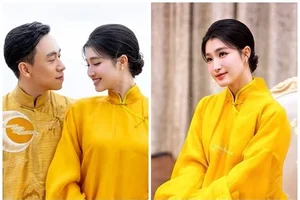 Timeless Grace: Phuong Nhi’s Serene Buddhist Wedding Ceremony in Traditional Ao Dai-5