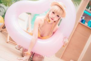 Coser Momo Summer Time: Alluring Bikini Photoshoot - 0014-5426395562-8