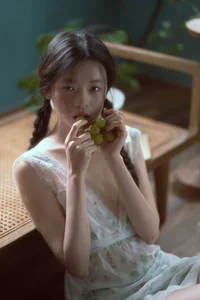 Elegant Indoor Portrait Photography: Cai Jing Fan in YiTuYu Art Language Vol.9133 - Aesthetic Private Room Series-14