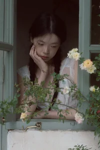 Elegant Indoor Portrait Photography: Cai Jing Fan in YiTuYu Art Language Vol.9133 - Aesthetic Private Room Series-6