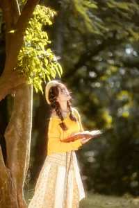 Captivating Autumn Aesthetic: YiTuYu Art Language Vol.9162 Featuring Fish-Lam Artistic Portrait Series-13