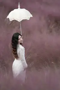 Enyyyn's Dreamy Escape in a Pink Grass Field – YiTuYu Vol.8630-13