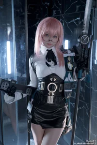 Captivating Sharpness and Futuristic Elegance KuukoW as Yanagi in a Stunning Visual Display-0