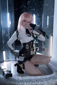 Captivating Sharpness and Futuristic Elegance KuukoW as Yanagi in a Stunning Visual Display-7