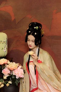 Elegant Traditional Chinese Hanfu Portrait Series: Featuring Model Shan Shan in YiTuYu Art Language Vol.9355-8