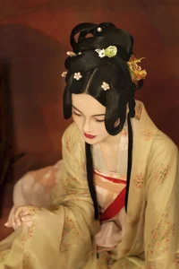 Elegant Traditional Chinese Hanfu Portrait Series: Featuring Model Shan Shan in YiTuYu Art Language Vol.9355-4