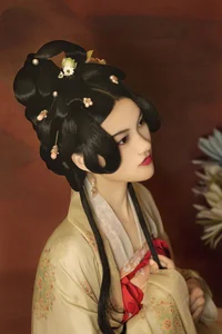 Elegant Traditional Chinese Hanfu Portrait Series: Featuring Model Shan Shan in YiTuYu Art Language Vol.9355-5