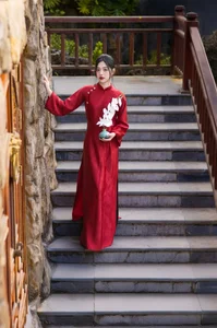 Timeless Elegance in Crimson and Gold-3