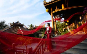 Timeless Elegance in Crimson and Gold-12