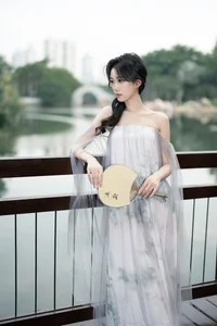The Ethereal Grace of Da Xi Dacy in Art Language Vol.8897 by the Lake-27